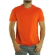 T-SHIRT UOMO COTONE PRERISTRETTO JHK CON01020 ARAANCIONE
