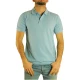 POLO UOMO COTONE PRERISTRETTO BIG APPLE JHK T-SHIRT AZZURRO