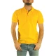 POLO UOMO COTONE PRERISTRETTO BIG APPLE JHK T-SHIRT GIALLO