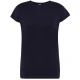 T-SHIRT JHK REGULAR BASIC DONNA IN COTONE MANICHE CORTE blu