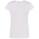 T-SHIRT JHK REGULAR BASIC DONNA IN COTONE MANICHE CORTE bianca