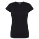 T-SHIRT JHK REGULAR BASIC DONNA IN COTONE MANICHE CORTE nero