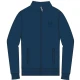 FELPA TUTA LEGGERA BE BOARD TAGLIE FORTI COTONE INTERLOCK SENZA CAPPUCCIO blu