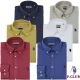 CAMICIA UOMO MANICA LUNGA P-CLUB 100% LINO REGULAR FIT COLLETTO BOTTON DOWN tutti colori