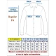 CAMICIA UOMO MANICA LUNGA P-CLUB 100% LINO REGULAR FIT COLLETTO BOTTON DOWN misure
