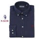 CAMICIA UOMO MANICA LUNGA P-CLUB 100% LINO REGULAR FIT COLLETTO BOTTON DOWN blu