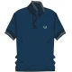 POLO UOMO BE BOARD 02 COTONE PIQUET COLORE BORDI A CONTRASTO