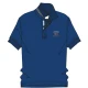 POLO UOMO BE BOARD 39 COTONE PIQUET COLLO E MANICA A COSTINA blu
