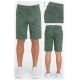 PANTALONE BERMUDA CORONA RINO ECO FABRIC STAMPA DIGITALE 4 TASCHE verde