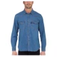 CAMICIA UOMO CORONA NEW PECOS JEANS DENIM MANICA LUNGA 2 TASCHE