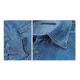 CAMICIA UOMO CORONA NEW PECOS JEANS DENIM MANICA LUNGA 2 TASCHE particolare