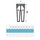 TABELLA TAGLIE PANTALONE UOMO COTONE GABARDINE STRETCH CORONA SEA BARRIER RAY