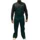 TUTA PETTORINA DA LAVORO PERSONALIZABILE PURO COTONE TRE TORRI CON42013 VERDE