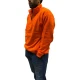 FELPA PURO COTONE WORKWEARS CON6226 SENZA CAPPUCCIO MEZZA ZIP