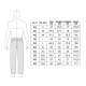 TABELLA TAGLIE PANTALONE UOMO COTONE GABARDINE STRETCH SEA BARRIER GILBERT