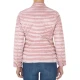 PIUMINO DONNA 100 GR. DOUBLE FACE VIRGINIA BLU BRILLANTE retro