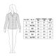 TABELLA TAGLIE PARKA LEGGERO DONNA VIRGINIABLU' CREATIVA