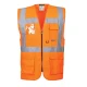 GILET EXECUTIVE PERSONALIZZABILE CON BANDA RIFLETTENTE AD ALTA VISIBILITA'