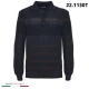 POLO UOMO MANICA LUNGA MISTO LANA 221130 RE DEL MARE MADE IN ITALY