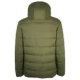 CABAN IMBOTTITO ECOPIUMA GIACCONE CON CAPPUCCIO STACCABILE SEA BARRIER IMPERIA verde retro