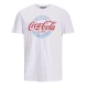 T-SHIRT UOMO COTONE GIROCOLLO PRODUKT COCA COLA bianco