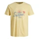 T-SHIRT UOMO COTONE GIROCOLLO PRODUKT KASPER giallo