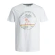 T-SHIRT UOMO COTONE GIROCOLLO PRODUKT KASPER bianco
