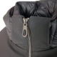 GIUBBOTTO DONNA MEDIO ECOPELLICCIA CAPPUCCIO LUCETTA VIRGINIA BLU particolare