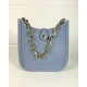 BORSA PELLE CON CATENA