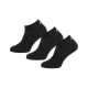 3 PAIA CALZINI CORTI COTONE FILA F9100 UNISEX NERO