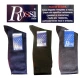6 PAIA CALZE UOMO LUNGHE FILO DI SCOZIA NERO BLU ANTRACITE ROSSI - 490