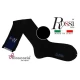 6 PAIA CALZE UOMO LUNGHE FILO DI SCOZIA NERO BLU ANTRACITE ROSSI - 490