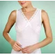 CAMICIOLA DONNA MISTO LANA MACRAME SPALLA LARGA 423-SL GICIPI