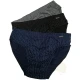 6 PEZZI SLIP UOMO FILO DI SCOZIA SCURO SB131 NOTTINGHAM