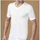 3 PEZZI T-SHIRT UOMO SCOLLO A V LANA COTONE TV18 NOTTINGHAM