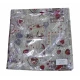 COPPIA FEDERA CUSCINO ARREDO GOBELIN CUORI PEZZOLI