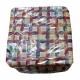 CONFEZIONE 6 PEZZI CUSCINI JACQUARD PER SEDIE ALETTE ILLUSION ROMBI EUROTEX