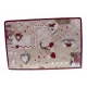 COPPIA TOVAGLIETTE AMERICANE HOLLY BORDEAUX MIROS PEZZOLI