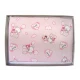 COPERTINA COPRILETTO ESTIVO LETTINO COTONE PIQUET ORSETTI NUVOLE PICCOLE EMOZIONI T&amp;R 362 ROSA