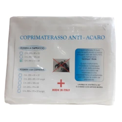 COPRIMATERASSO CON ANGOLI ANTIACARO MANIFATTURA CALUSIESE