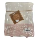 SET SPUGNA ASCIUGAMANO + OSPITE RICAMATO KIRA LOVELY SHABBY GITIESSE PANNA ROSA