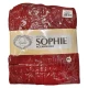 ACCAPPATOIO CON CAPPUCCIO TINTA UNITA SOPHIE BORDEAUX