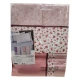 COMPLETO LENZUOLA COTONE MATRIMONIALE AZZURRA CHIARAFEDI ROSA