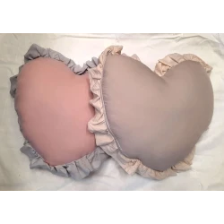 CUSCINO ARREDO IMBOTTITO 37X30CM CUORE FRILL PEZZOLI