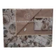 COMPLETO LENZUOLA COTONE MATRIMONIALE INCANTO NAZARENO GABRIELLI BEIGE