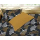 COMPLETO LENZUOLA COTONE GINKO QUADRIFOGLIO GIALLO