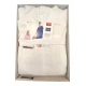 ACCAPPATOIO CON CAPPUCCIO TINTA UNITA NIDO D'APE GOLF GABEL BIANCO