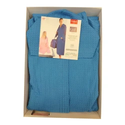 ACCAPPATOIO CON CAPPUCCIO TINTA UNITA NIDO D'APE GOLF GABEL BLUETTE