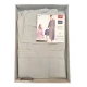 ACCAPPATOIO CON CAPPUCCIO TINTA UNITA NIDO D'APE GOLF GABEL GRIGIO CHIARO