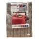 COPRITUTTO COPRILETTO COTONE JACQUARD MELANGE TG TORTORA